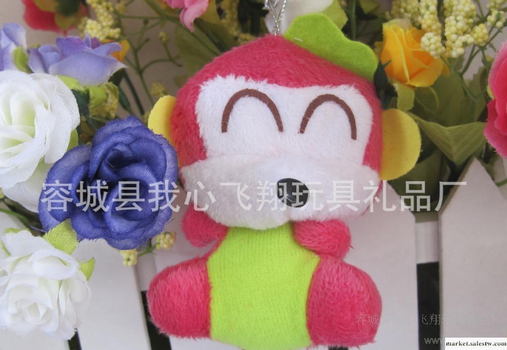 猴子飛毛絨玩具批發零售 可愛猴 猴公仔 長尾猴 小掛件  房間掛飾工廠,批發,進口,代購
