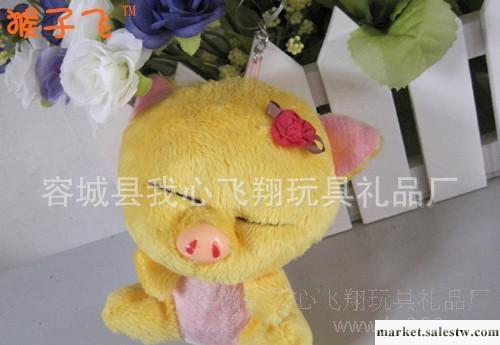 廠家直銷猴子飛毛絨玩具，瞇眼豬公仔掛件，裝飾品，汽車掛件工廠,批發,進口,代購