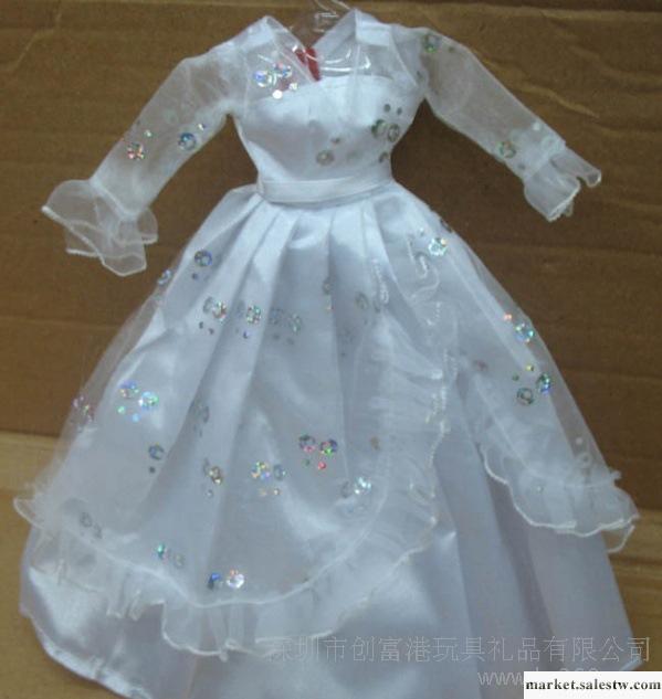 深圳芭比娃娃迷你新娘禮服，禮服批發 新娘禮服批發 單肩新娘禮服工廠,批發,進口,代購