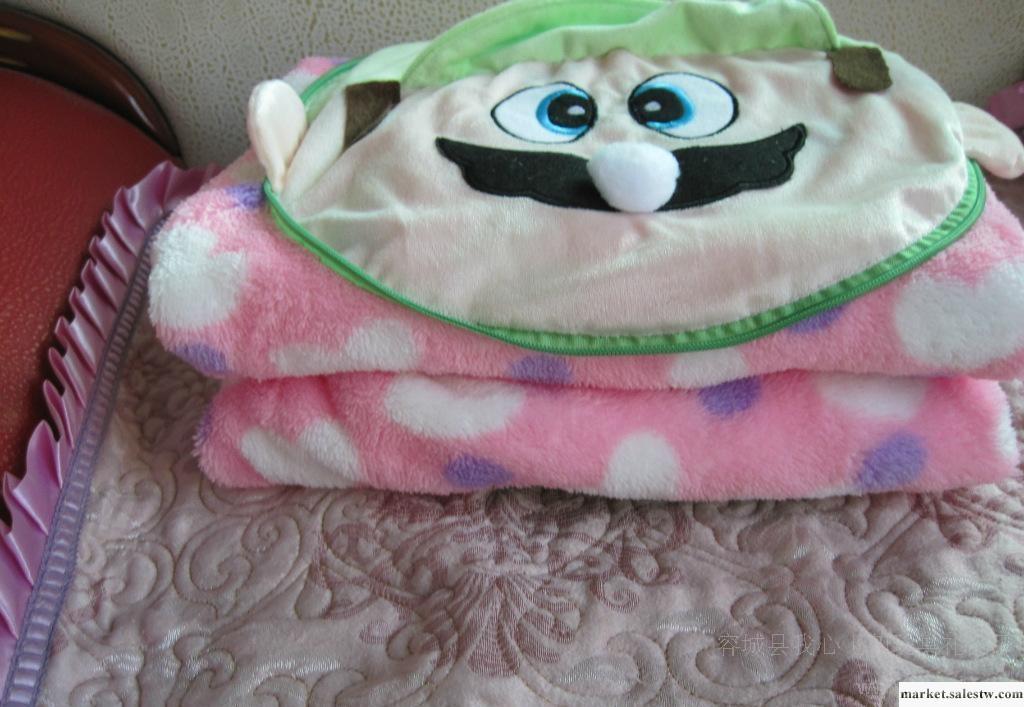 批發零售猴子飛品牌毛絨玩具 超級瑪麗毛毯被 鴨子 中國娃等靠墊工廠,批發,進口,代購