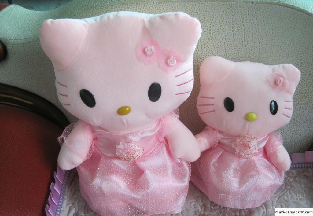 批發零售猴子飛品牌毛絨玩具 婚紗裙KT貓 大小號 可愛禮物工廠,批發,進口,代購