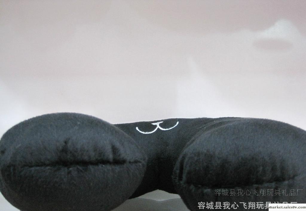 加工 猴子飛毛絨玩具 黑貓u形枕 脖枕 禮品贈送 獎品工廠,批發,進口,代購
