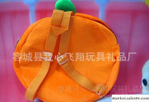 猴子飛毛絨玩具批發零售 水果雙肩背 兒童背包 橙子背包 節日禮品工廠,批發,進口,代購