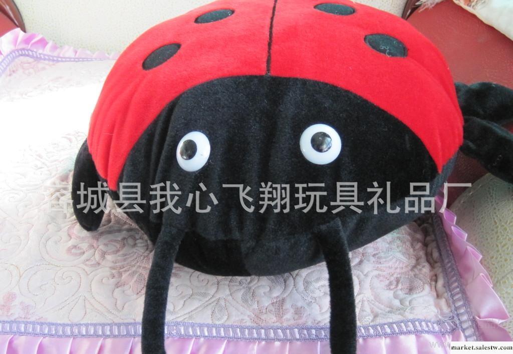 猴子飛毛絨玩具瓢蟲靠墊 兒童卡通抱枕 汽車坐墊 家居禮品工廠,批發,進口,代購