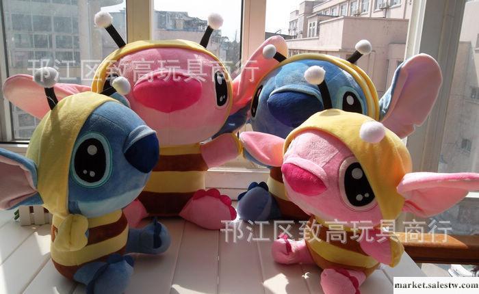 毛絨玩具 迪士尼系列 星際寶貝 史迪仔/史迪奇變身蜜蜂裝工廠,批發,進口,代購