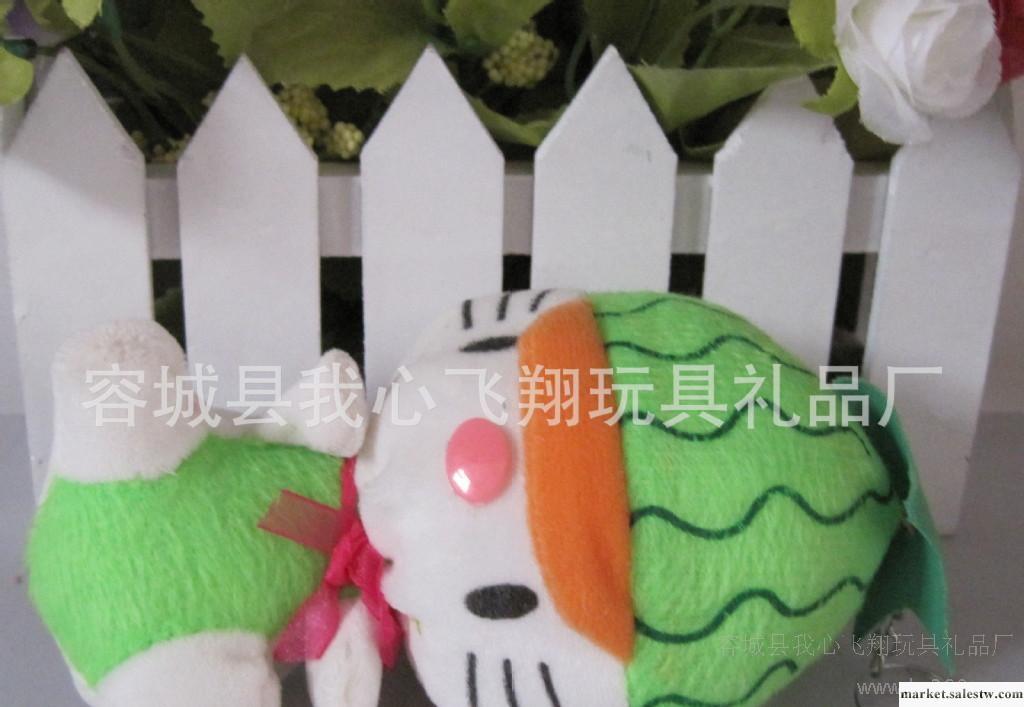 猴子飛毛絨玩具批發 零售 西瓜貓公仔掛件 箱包掛件  汽車掛件工廠,批發,進口,代購