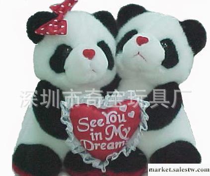 熊貓公仔情侶熊貓公仔結婚禮品熊貓毛絨玩具熊貓公仔工廠,批發,進口,代購