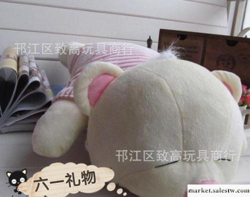 毛絨玩具批發 熊 可愛卡通甜甜熊/趴趴熊/抱枕 玩偶工廠,批發,進口,代購
