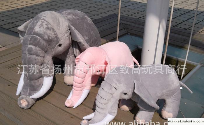 外貿毛絨玩具 兒童最愛 超逼真大象公仔 大象抱枕 85厘米工廠,批發,進口,代購