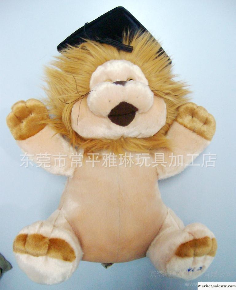 廠家專業定做 毛絨玩具獅子 學校畢業升學禮品 特價 專業定做工廠,批發,進口,代購