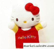 hellokitty手偶，大紅色手偶娃娃，毛絨玩具批發工廠,批發,進口,代購