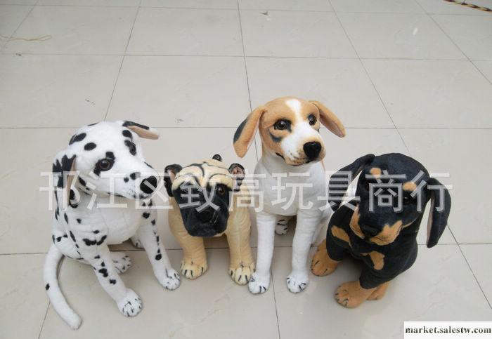 外貿訂單毛絨玩具 超逼真動物 仿真狗 獵狗 狼狗 斑點狗 狗狗公仔工廠,批發,進口,代購