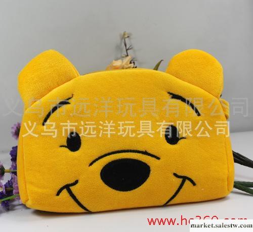 毛絨玩具批發  玩具加工定做 方形維尼熊大掛包（14cm）工廠,批發,進口,代購
