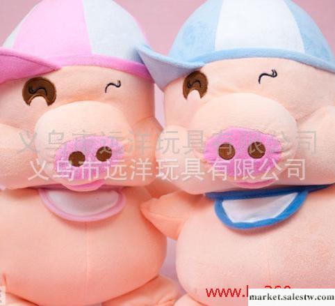 情侶毛絨玩具婚慶用品 麥兜豬公仔工廠,批發,進口,代購