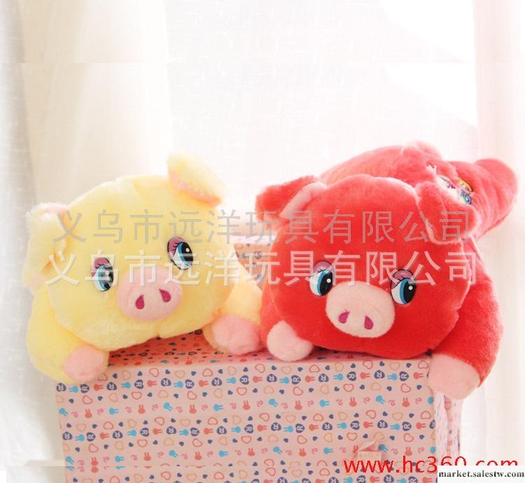 淘寶熱賣 毛絨玩具批發 毛絨玩具加工定制 三色趴豬公仔（50cm）工廠,批發,進口,代購