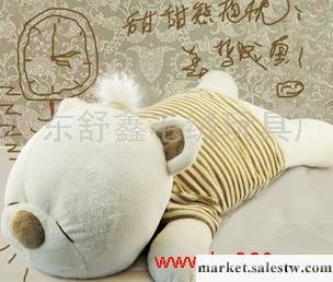 供應廣東深圳毛絨玩具廠甜蜜抱枕趴熊舒鑫工廠,批發,進口,代購