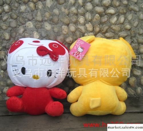 毛絨玩具批發 加工定做KT貓卡通毛絨玩具工廠,批發,進口,代購