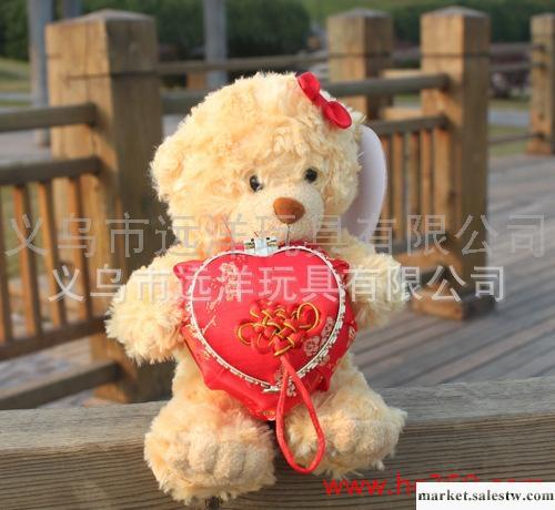毛絨玩具批發 毛絨玩具加工定制 12秒錄音 禮品熊批發（18cm）工廠,批發,進口,代購