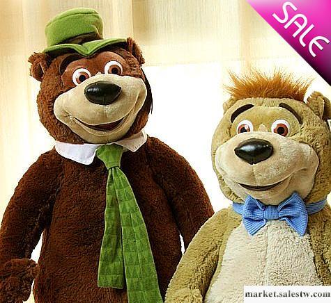 供應瑜伽熊 波波熊 正版熊 YOGI BEAR 毛絨玩具 玩具熊工廠,批發,進口,代購