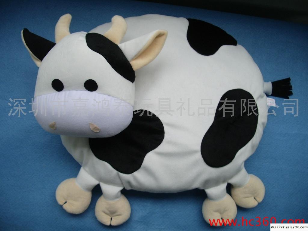 供應嘉鴻泰玩具40cm毛絨玩具抱枕.公仔牛抱枕.布枕工廠,批發,進口,代購