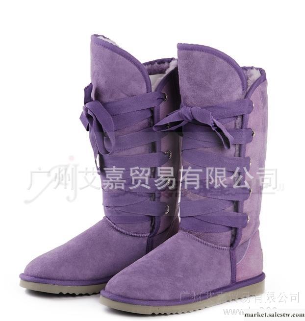 日韓款式女鞋UGLY9162經典前系帶高筒雪地靴,單靴批發・進口・工廠・代買・代購