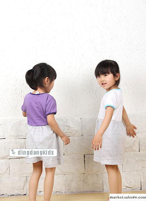 Q4490-外貿童裝批發 出口童裝 兒童短袖裙衫 品牌童裝清倉價10元工廠,批發,進口,代購