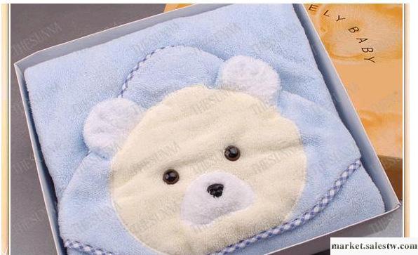 正品金號毛巾/柔軟可愛立體小熊嬰兒包被童被/E4041批發・進口・工廠・代買・代購