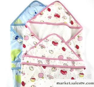 純棉卡通貼布竹纖維嬰兒包被 寶寶抱被抱毯柔軟可愛220054批發・進口・工廠・代買・代購
