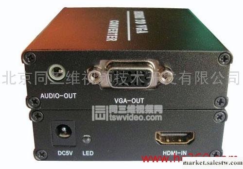 供應同三維HDMI轉VGA轉換器，藍光DVD機接投影機VGA輸入工廠,批發,進口,代購