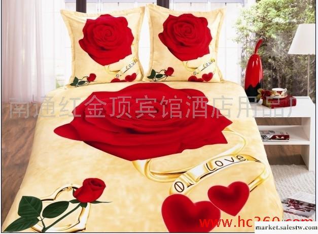 供應紅金頂F19精品全棉油畫活性印花四件套工廠,批發,進口,代購