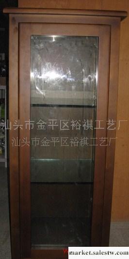 供應時尚家具用品,方便時尚,實木等擺設木制家具--三格玻璃柜工廠,批發,進口,代購