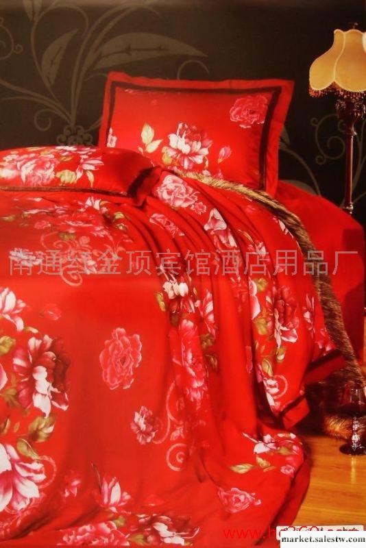 供應紅金頂D28天絲活性印花四件套工廠,批發,進口,代購