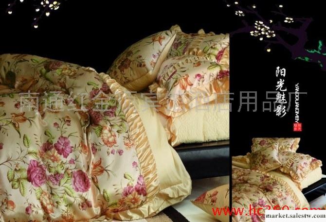 供應紅金頂C30真絲裙邊六件套工廠,批發,進口,代購
