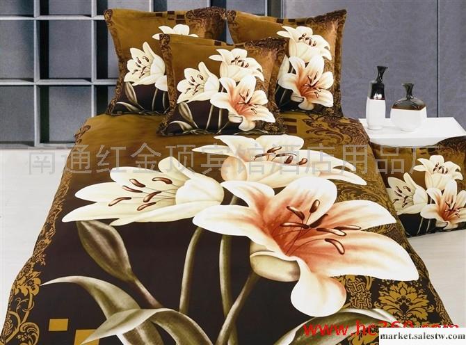 供應紅金頂F13全棉精品油畫活性印花四件套工廠,批發,進口,代購