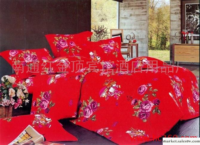 供應紅金頂A072精品全棉活性磨毛四件套工廠,批發,進口,代購