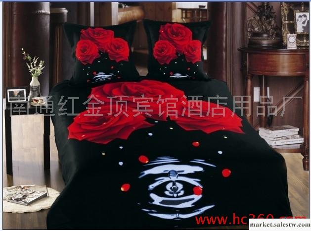 供應紅金頂F14全棉精品油畫活性印花四件套工廠,批發,進口,代購