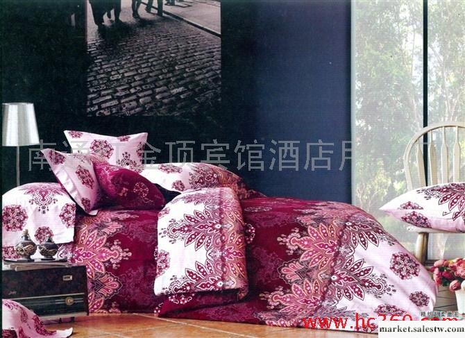 供應紅金頂A037精品全棉活性磨毛四件套工廠,批發,進口,代購