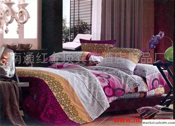 供應紅金頂A078精品全棉活性磨毛四件套工廠,批發,進口,代購