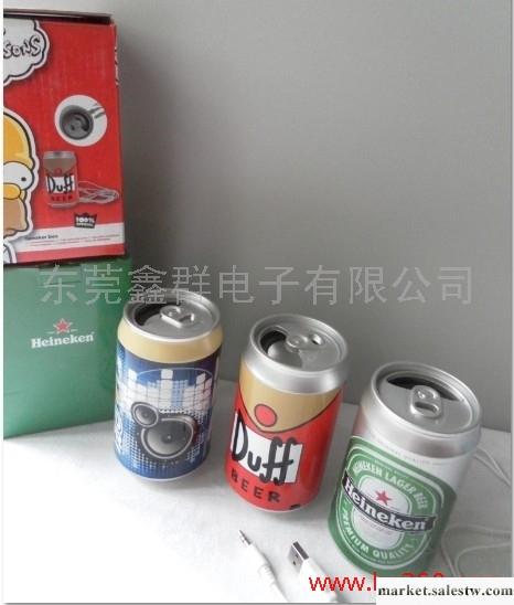 供應新奇特啤酒罐電腦小音箱yg-1680新奇特啤酒電子商務禮品小音箱工廠,批發,進口,代購