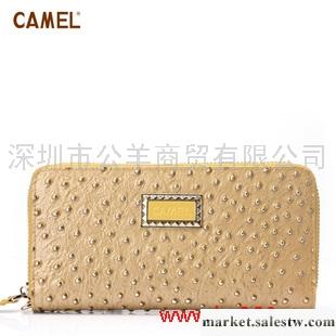 【天貓新風尚】camel駱駝 新款駝鳥紋女士包包 手抓包 錢包工廠,批發,進口,代購