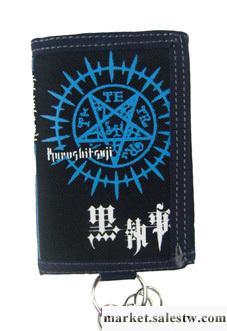 【動漫良品】廠家直批時尚動漫錢包 來樣定制 黑執事 標志工廠,批發,進口,代購