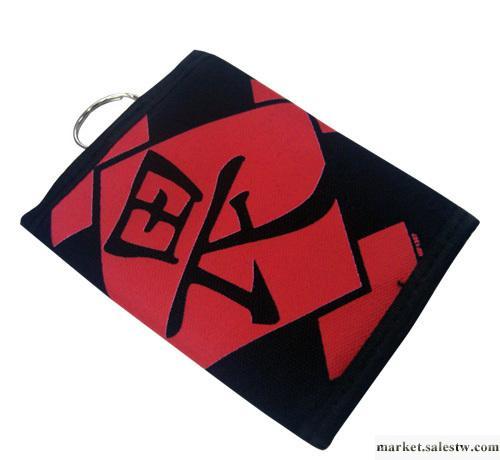 動漫周邊 滑頭鬼 帆布 翻蓋二折 錢包工廠,批發,進口,代購