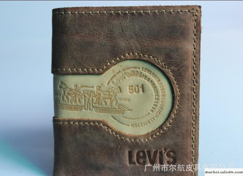 供應levi's錢包李維斯男款真皮牛皮錢包501經典個性皮夾學生短款錢工廠,批發,進口,代購