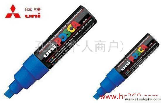 供應三菱廣告筆POSCA 海報彩色麥克筆PC-8K方頭15色8M工廠,批發,進口,代購