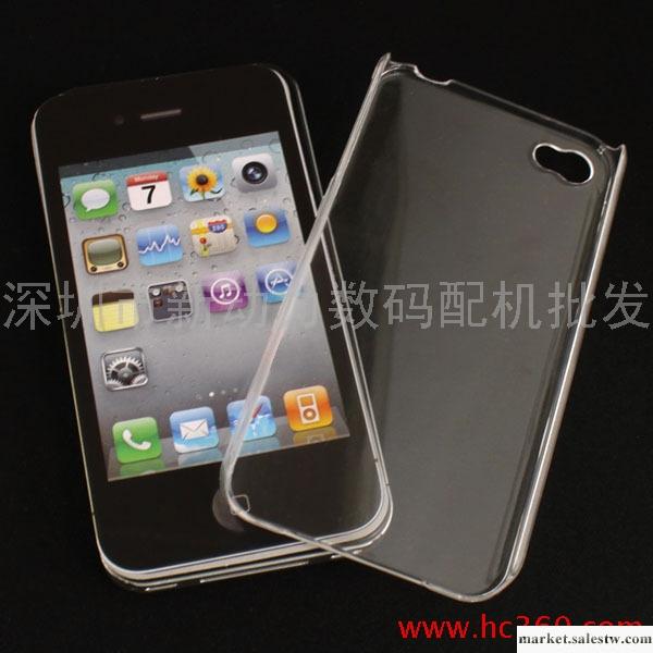 蘋果 iphone 4/4S 外殼 保護套 水晶殼 透明殼 單底 可貼鉆石殼工廠,批發,進口,代購