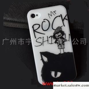 洛克 蘋果4代iPhone4 4S保護套 Mr.ROCK先生手機套 卡通手機殼工廠,批發,進口,代購