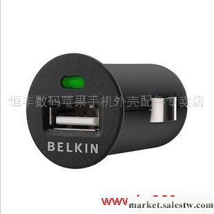 供應貝爾金Belkin蘋果手機車載充電器 iphone 4 3GS ipod車充工廠,批發,進口,代購
