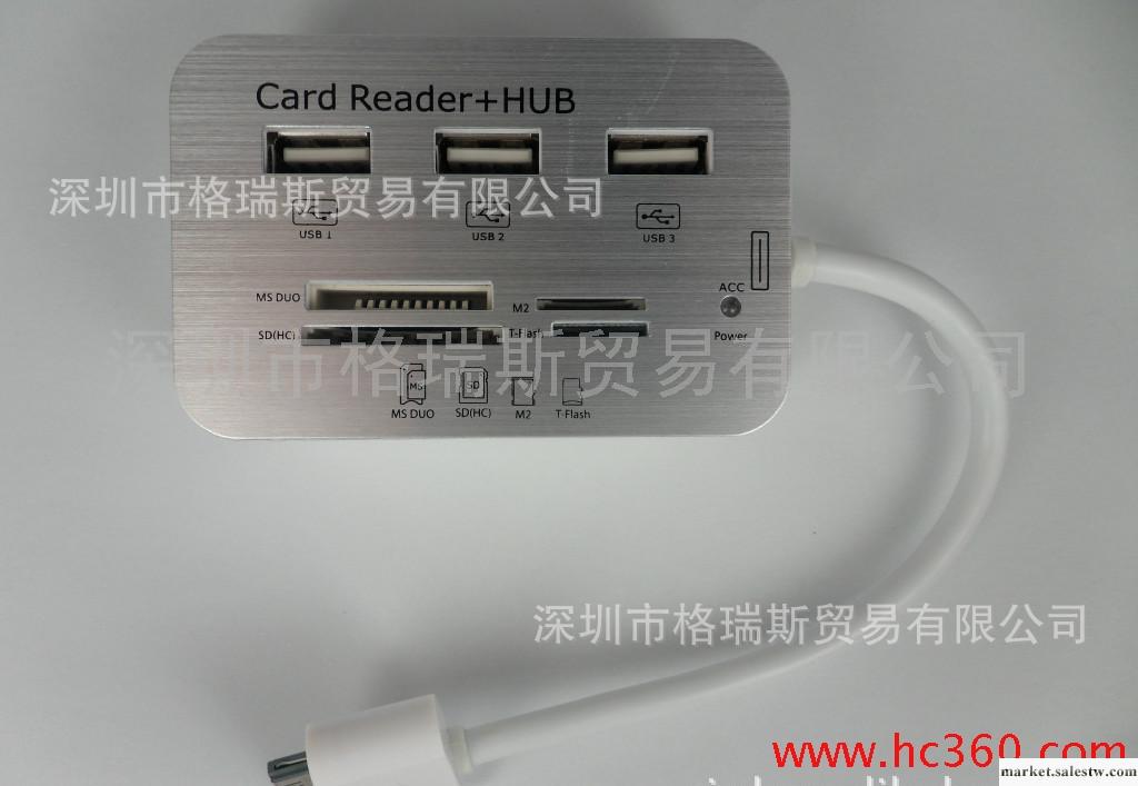 格瑞斯  ipad讀卡器+HUB  camera connection kit 多合一工廠,批發,進口,代購