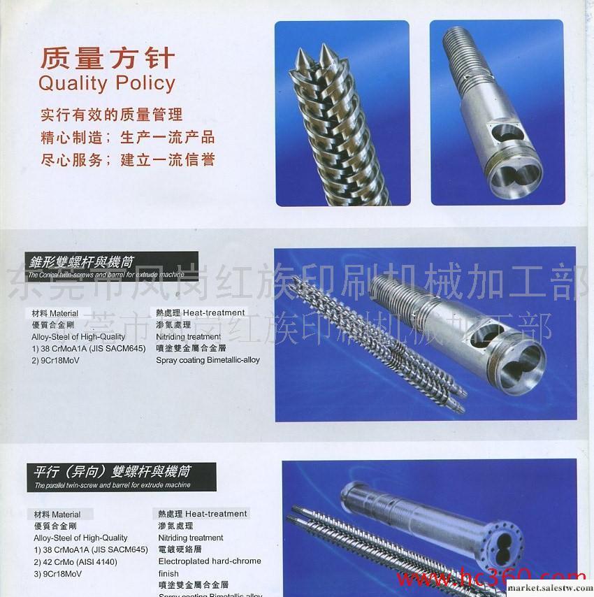 供應錐形雙螺桿套筒翻新、進口合金、料工廠,批發,進口,代購