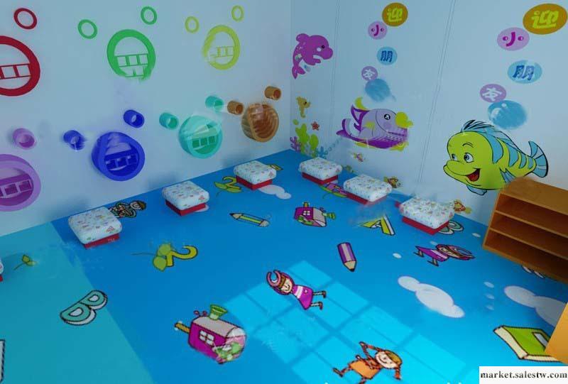 幼兒園地膠，卡通地板，幼兒園彩繪地板，卡通PVC塑膠地板工廠,批發,進口,代購